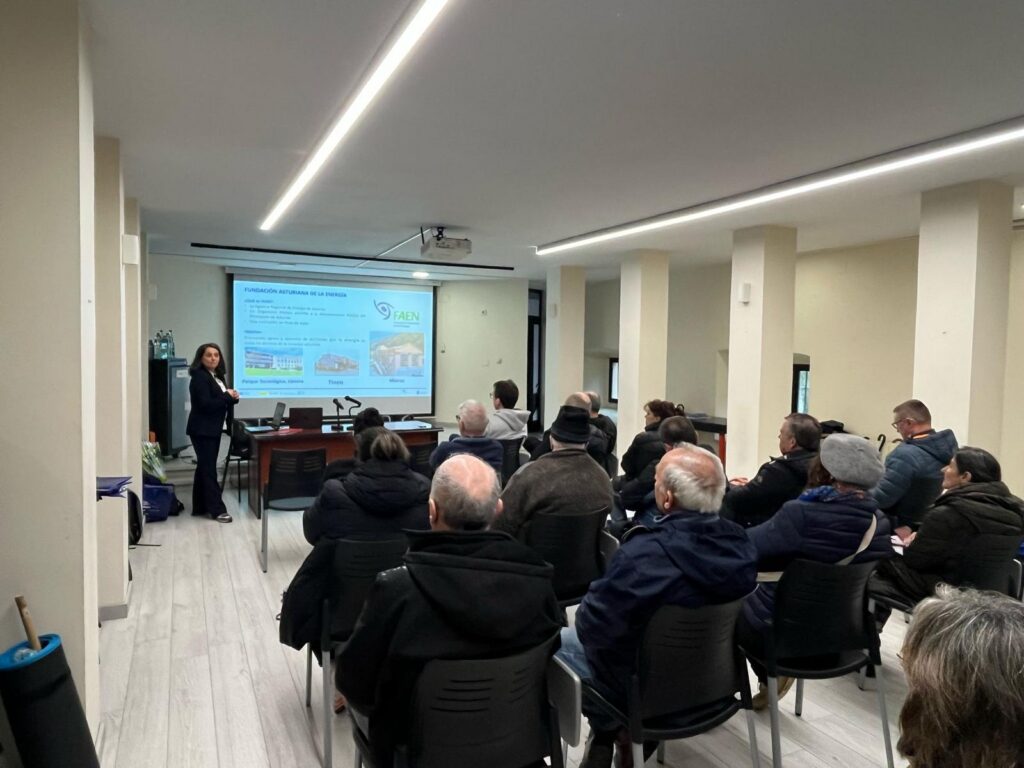 Reunión en Cabrales con FAEN sobre comunidad energética. Marzo 2025