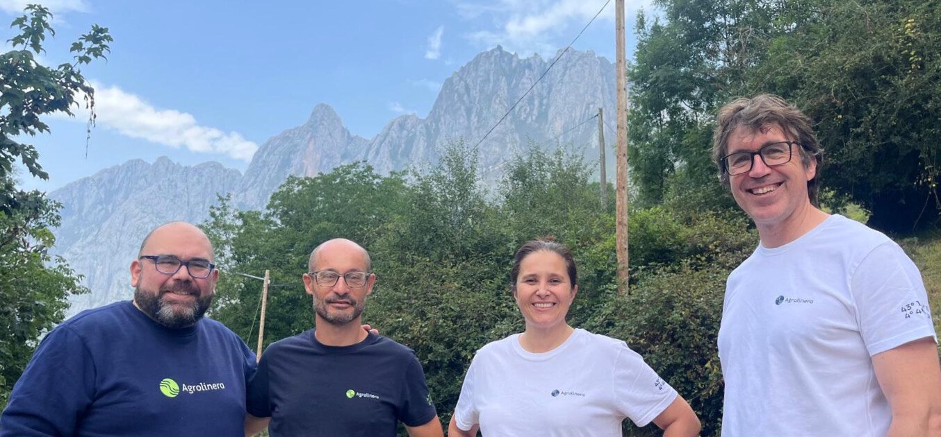Equipo de Agrolinera en Picos de Europa